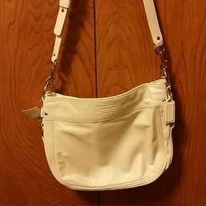 Coach off white shoulder bag. New. Cute!