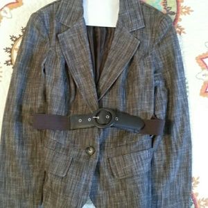 Womens brown dress jacket
