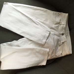 LOFT white jeans
