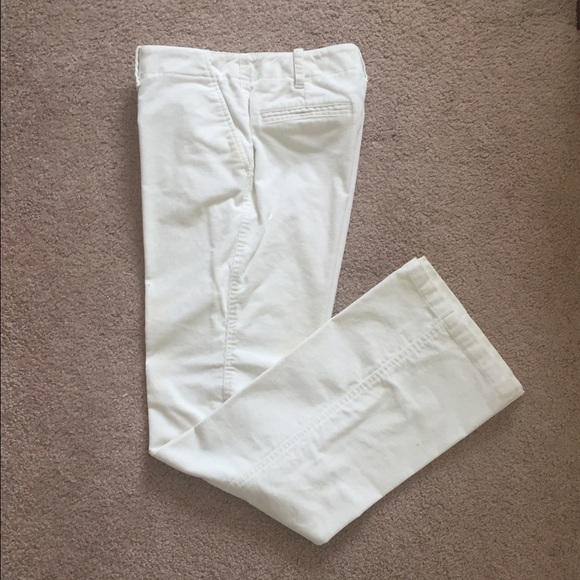 White corduroy New York & Co. pants.