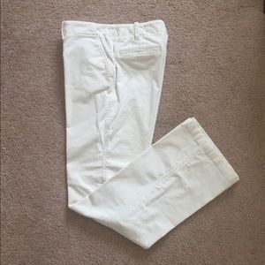 White corduroy New York & Co. pants.