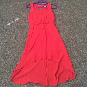 Red high low dress from jcpenny.
