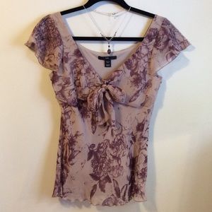 Romantic purple blouse by H&M