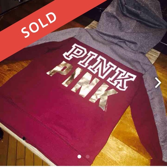ISO Maroon PINK Ultimate hoodie size M/L