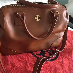 Authentic Tory burch luggage tote large Used