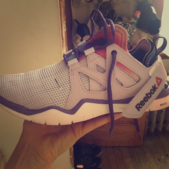 reebok purple trainers