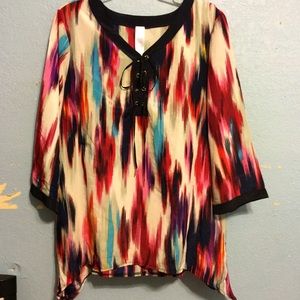 Multicolored blouse! 🌈