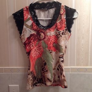 Roberto Cavalli multi colored shirt