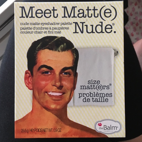 Meet matte nude pallet by the balm
