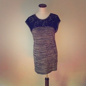 Express lace tunic top