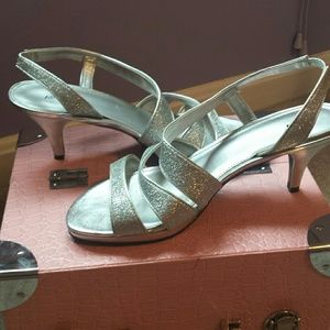 Silver heels