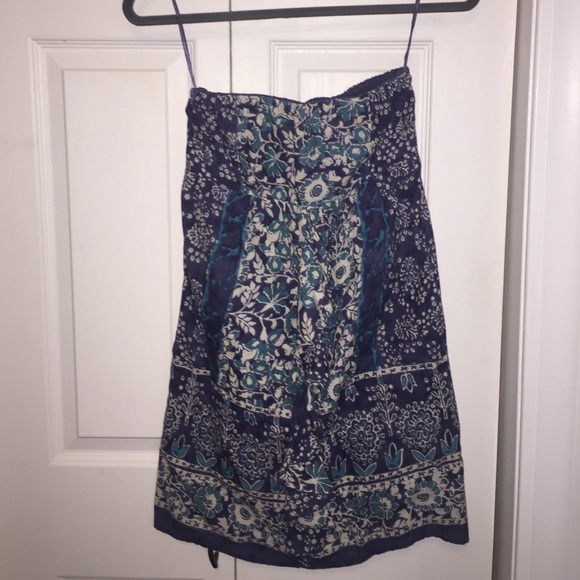 Strapless summer dress