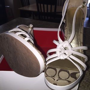Size 8 Coach Wedge Heel