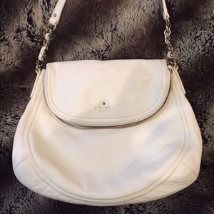 White Kate Spade bag!