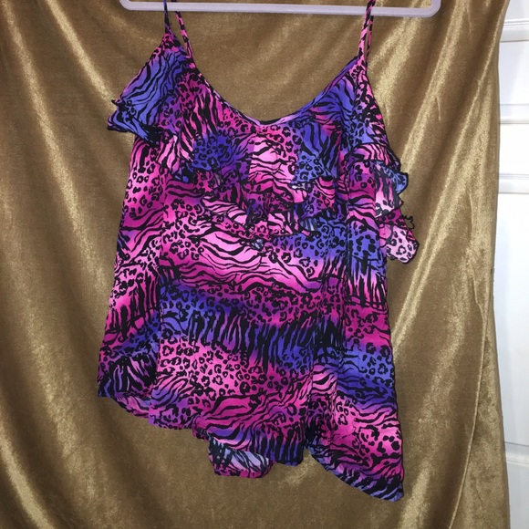 Plus Size Colorful Tank