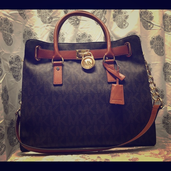 SALE!!!!!!! LARGE AUTHENTIC MICHAEL KORS BROWN BAG