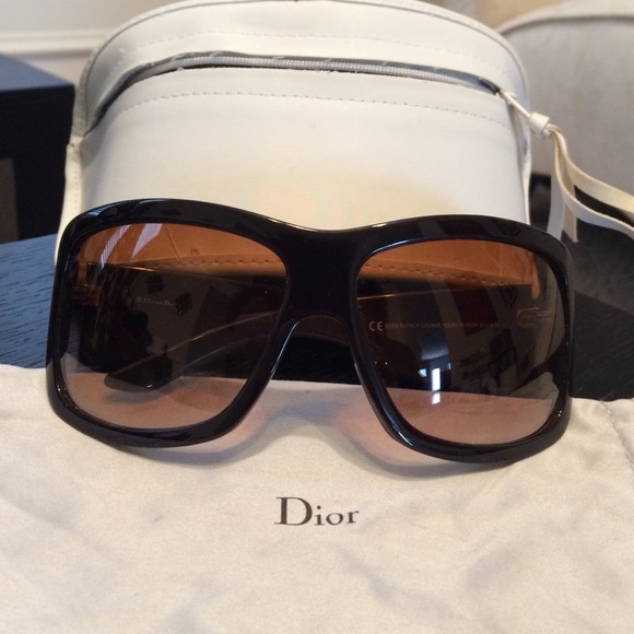 Dior Sunglasses-tortoiseshell brown shades