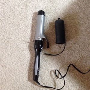 Revlon 1 1/2" curling iron with clamp and cover