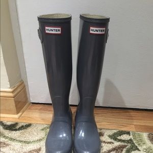 Grey Hunter Rainboots US size 8 EU 38/39
