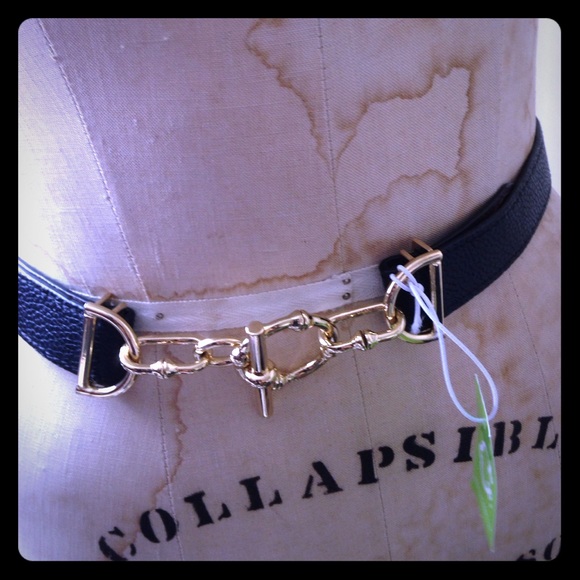 C wonder gold toggle reversible belt