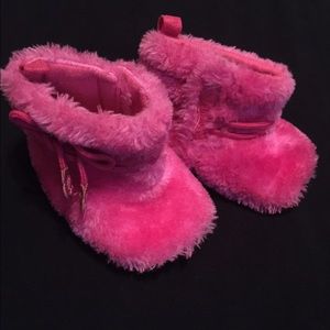 Pink Fuzzy Boots