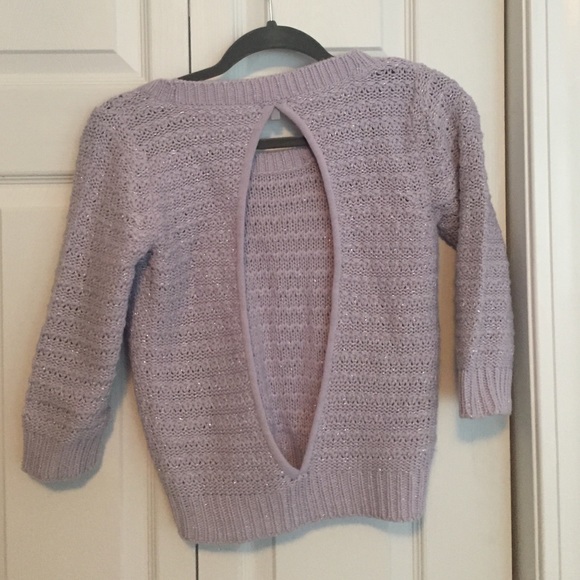 Lilac knit sweater
