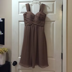 Tan/taupe formal dress