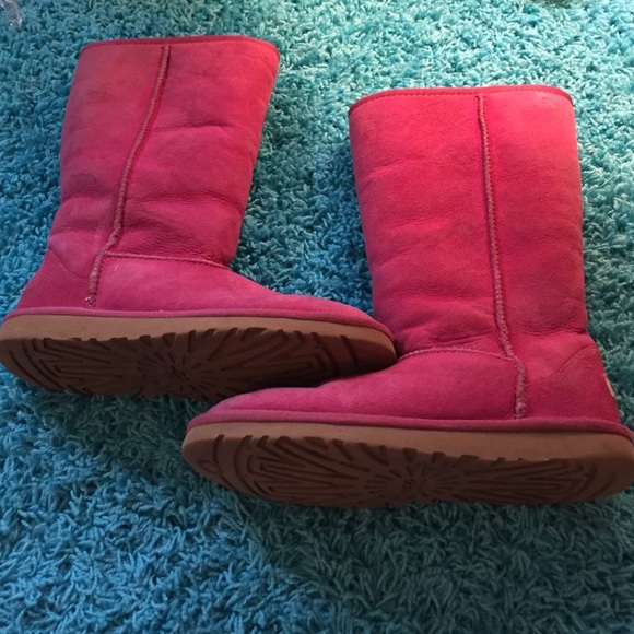 pink tall uggs
