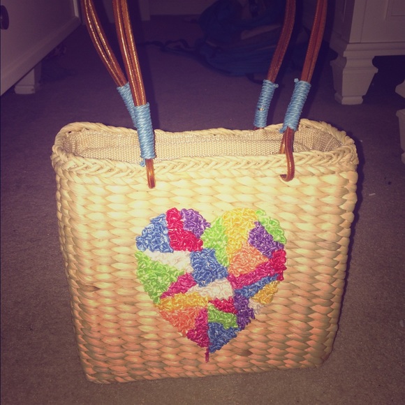 Straw beach tote - Picture 1 of 2