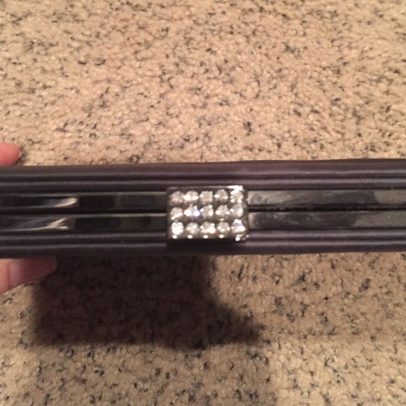 BCBG Maxazria Steel gray clutch - Picture 2 of 4