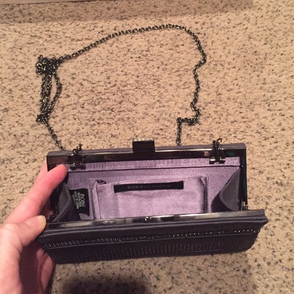 BCBG Maxazria Steel gray clutch - Picture 3 of 4