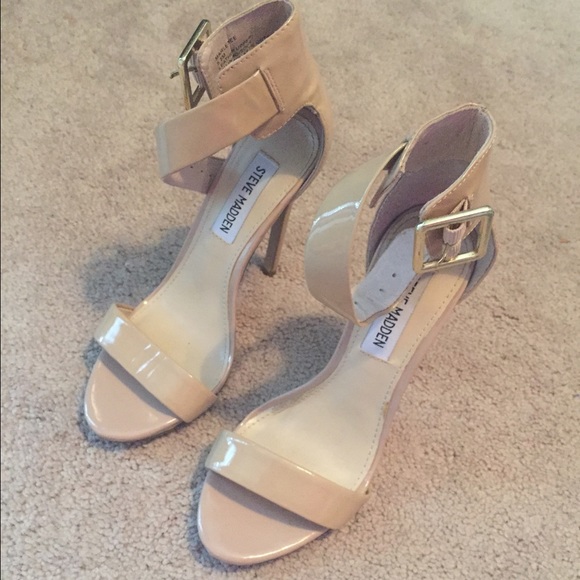 Steve Madden Nude Strappy Heels