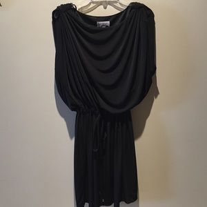 Jessica Simpson LBD w/ Draped Top and Drawstring