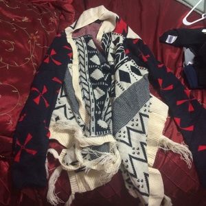 fringe cardigan
