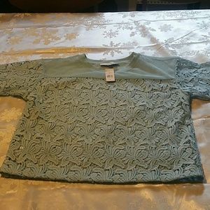 LOFT Lace Detail Blouse