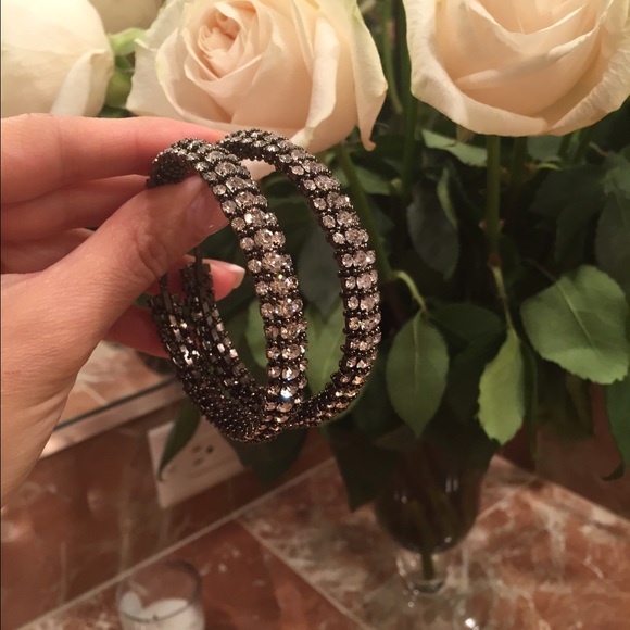 Crystal Hoop earrings