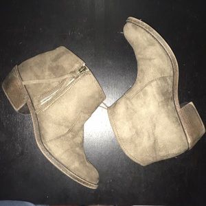 Justfab brown booties