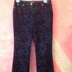 Escada embroidered pants size 42eu