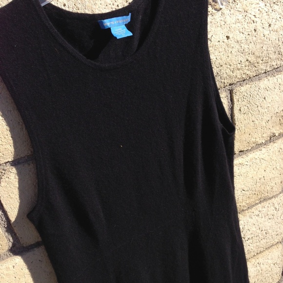 White & Warren 100% cashmere LBD