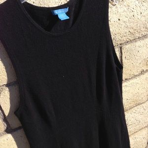 White & Warren 100% cashmere LBD