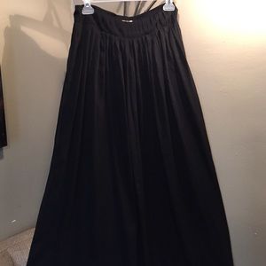 Long black skirt