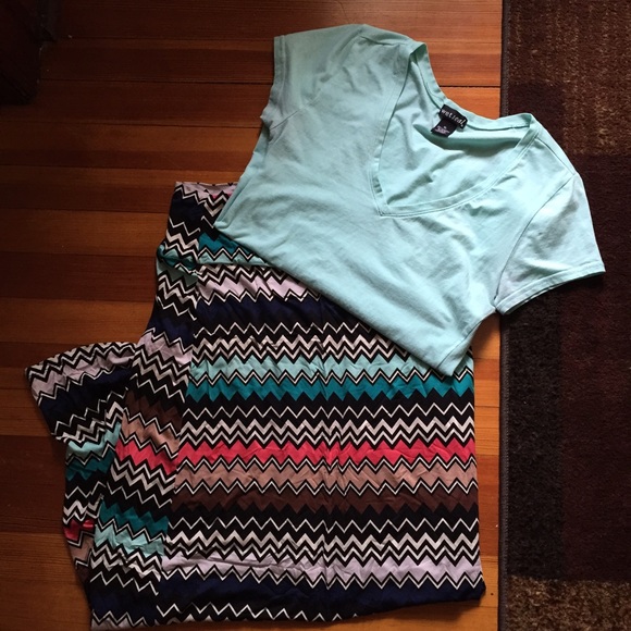 Maxi skirt & shirt