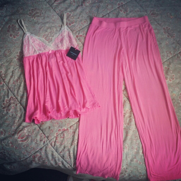 Cynthia Rowley Other - NWT Very soft pink lace pajama set
