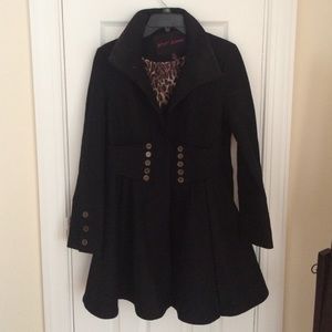 Gorgeous Betsey Johnson wool coat.