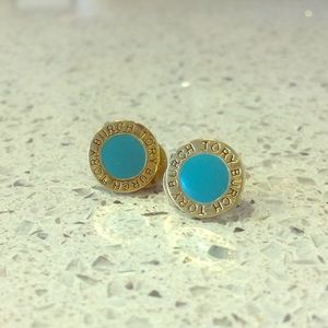 Tory Burch Gold/Turquoise Earrings