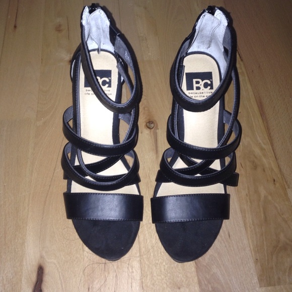 Strappy Wedges