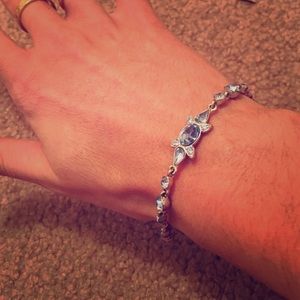 Givenchy Aquamarine jeweled bracelet