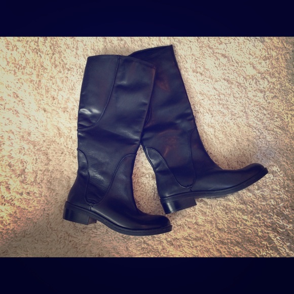 Black Jessica Simpson Riding Boots Size 7.5