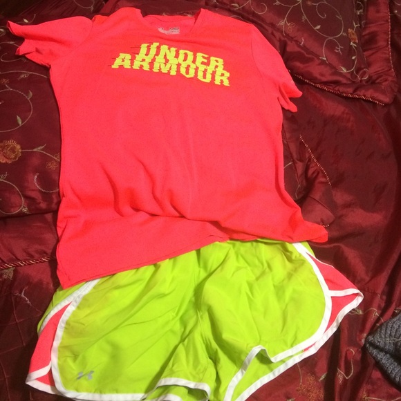 Under Armour running outfit