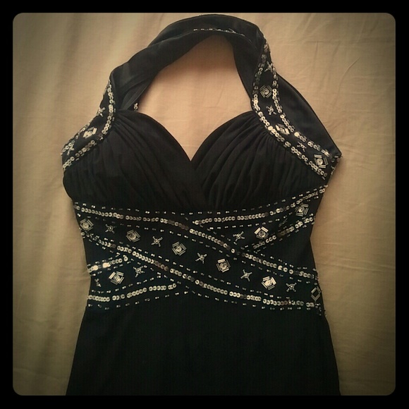 Black formal dress